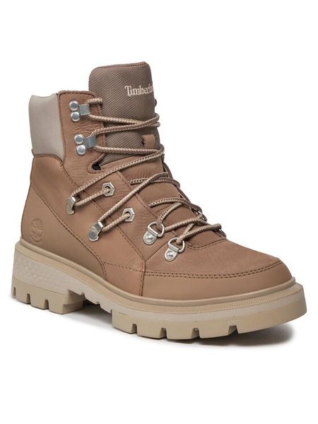 Timberland Trzewiki Cortina Valley Hiker Wp TB0A5T4Z9291 Brązowy. Brązowe botki Timberland, bez wzorów, ze skóry, bez obcasa, na płaskiej podeszwie, bez zapięcia. Za 939.99 zł.