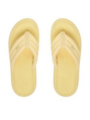 Roxy Japonki CEOWB-3CK003 Żółty jasny. Żółte klapki Roxy, bez wzorów, ze skóry, bez obcasa. Za 129.99 zł.