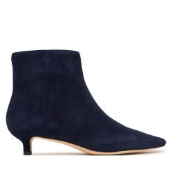 Botki LAUREN RALPH LAUREN. Niebieskie botki Lauren Ralph Lauren, bez wzorów, bez obcasa, na szpilce, bez zapięcia. Za 949.99 zł.