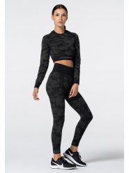 Carpatree Koszulka sportowa "Camo Seamless" w kolorze khaki rozmiar: M. Brązowe koszulki sportowe Carpatree, bez wzorów, z materiału, bez ramiączek, outdoorowe. Za 100.75 zł.