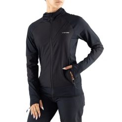 Bluza damska Viking Dimaro. Czarne bluzy Viking, uniwersalny, bez wzorów, z elastanu, bez kaptura. Za 208.52 zł.