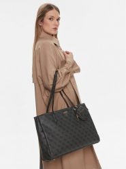 Guess Torebka HWSL90 06230 Czarny. Czarne torebki klasyczne Guess, z aplikacjami, ze skóry, bez dodatków. Za 349.99 zł.