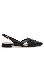 Sergio Bardi Baleriny WYL3476-1Z-SB Czarny. Czarne baleriny Sergio Bardi, bez wzorów, ze skóry, bez obcasa. Za 299.99 zł.