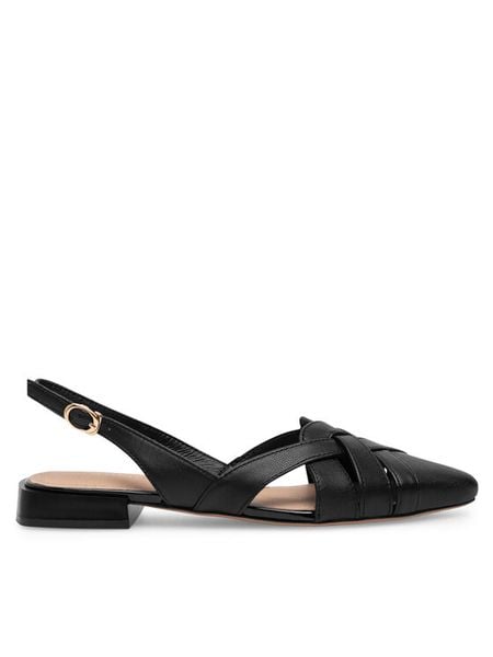 Sergio Bardi Baleriny WYL3476-1Z-SB Czarny. Czarne baleriny Sergio Bardi, bez wzorów, ze skóry, bez obcasa. Za 299.99 zł.