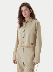 Karl Lagerfeld Jeans Bluzka B1W11027 Zielony Regular Fit. Zielone bluzki Karl Lagerfeld Jeans, xl, bez wzorów, z bawełny, bez kołnierzyka, bez ramiączek. Za 569.99 zł.