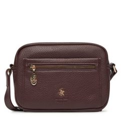 Torebka Beverly Hills Polo Club. Fioletowe listonoszki Beverly Hills Polo Club, bez wzorów, bez dodatków. Za 199.99 zł.