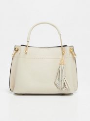 Christian Laurier Skórzana torebka "Lamy" w kolorze kremowym - 27 x 18 x 11 cm rozmiar: onesize. Brązowe torby na ramię Christian Laurier, bez wzorów, z materiału, przez ramię, bez dodatków. Za 260.99 zł.