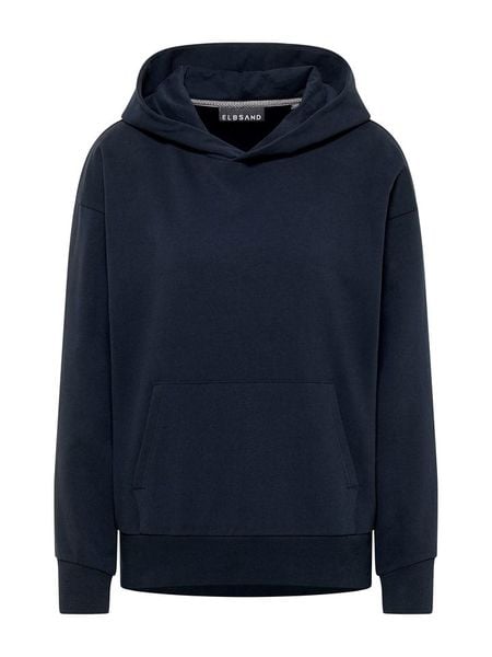 ELBSAND Bluza "Finele" w kolorze granatowym rozmiar: S. Niebieskie bluzy ELBSAND, s, bez wzorów, z kapturem. Za 154.95 zł.