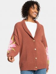 Roxy Kardigan Hand On Heart Swtr ERJSW03584 Pomarańczowy Regular Fit. Brązowe kardigany Roxy, m, bez wzorów, z syntetyku. Za 219.99 zł.