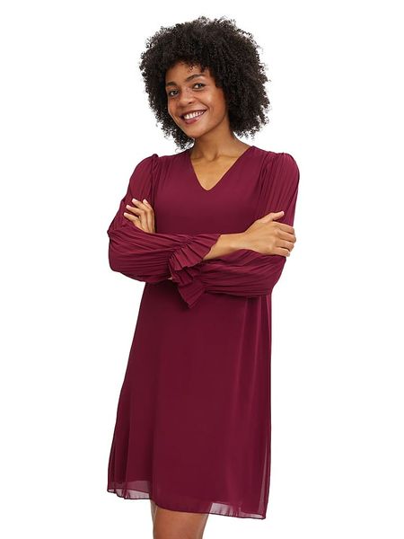 CARTOON Sukienka w kolorze bordowym rozmiar: 36. Czerwone sukienki Cartoon, bez wzorów, bez kołnierzyka, bez ramiączek, mini. Za 65.69 zł.