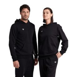 Bluza Arena Icons Hooded Sweat Solid z kapturem. Czarne bluzy Arena, m, bez wzorów, z kapturem. Za 249.00 zł.