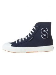 Superga Sneakersy "2295" w kolorze granatowym rozmiar: 40. Niebieskie trampki Superga, z aplikacjami, z bawełny, za kostkę, bez zapięcia. Za 301.95 zł.