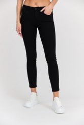 GUESS Czarne damskie jeansy Annette, Rozmiar 29. Czarne jeansy Guess, l, z aplikacjami. W wyprzedaży za 299.99 zł.