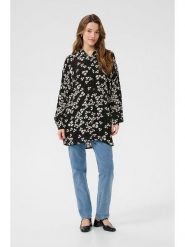 Kaffe Tunika w kolorze czarnym rozmiar: 42. Czarne tuniki Kaffe, na co dzień, bez wzorów, z wiskozy, bez kołnierzyka, bez ramiączek. Za 86.99 zł.