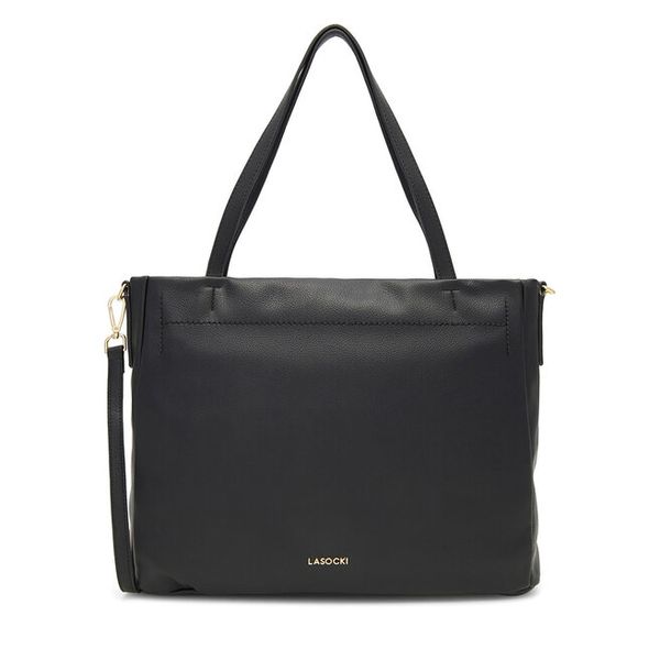 Torebka Lasocki. Czarne torebki klasyczne Lasocki, bez wzorów, bez dodatków. Za 179.99 zł.
