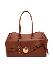 LOVE MOSCHINO Torebka JC4274PP0PKS0208 Brązowy. Brązowe shopper Love Moschino, bez wzorów, ze skóry, bez dodatków. Za 1,009.00 zł.