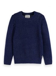 Scotch & Soda Sweter w kolorze granatowym rozmiar: M. Niebieskie swetry Scotch & Soda, m, bez wzorów, bez ramiączek. Za 193.70 zł.