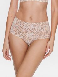 Chantelle Figi klasyczne z wysokim stanem Soft Stretch C11D70 Beżowy. Brązowe figi Chantelle, bez wzorów, z syntetyku. Za 69.99 zł.