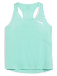 Puma Top "Raceday Ultraspun" w kolorze turkusowym do biegania rozmiar: M. Niebieskie koszulki sportowe Puma, bez wzorów, z materiału, bez ramiączek, do biegania. Za 148.96 zł.