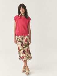 TATUUM Bezrękawnik w kolorze różowym rozmiar: XXL. Różowe swetry Tatuum, xxl, bez wzorów, bez ramiączek. Za 96.60 zł.