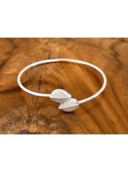 Eclat d'Argent Srebrna bransoletka z elementem ozdobnym rozmiar: onesize. Szare bransoletki Eclat d'Argent, srebrne. Za 173.99 zł.