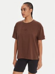 Reebok T-Shirt RK25315CCW Brązowy Regular Fit. Brązowe t-shirty Reebok, l, bez wzorów, z bawełny, bez kołnierzyka, bez ramiączek. Za 99.99 zł.