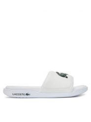 Lacoste Klapki 7-49CFA0041 Biały. Białe klapki Lacoste, bez wzorów, z tworzywa sztucznego, bez obcasa. Za 209.99 zł.
