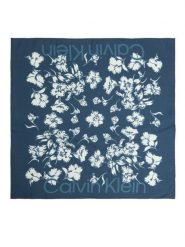 Calvin Klein Chusta LV04F8094G Niebieski. Niebieskie rękawiczki Calvin Klein, bez wzorów, z wiskozy. Za 249.99 zł.