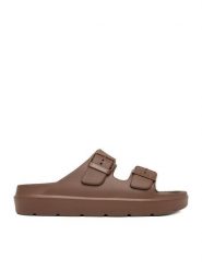 Roxy Klapki CEOWB-835120 Brązowy. Brązowe klapki Roxy, bez wzorów, z syntetyku, bez obcasa. Za 99.99 zł.