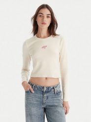 HUGO T-Shirt Duspark 50550132 Beżowy Slim Fit. Brązowe t-shirty Hugo, xs, bez wzorów, z bawełny, bez kołnierzyka, bez ramiączek. Za 269.99 zł.