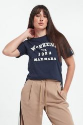 T-shirt damski Tenue WEEKEND MAX MARA. T-shirty Weekend Max Mara, s, bez wzorów, bez kołnierzyka, bez ramiączek. Za 449.00 zł.