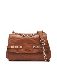 Guess Torebka Melinda Mini HWKL99 33780 Brązowy. Brązowe torebki klasyczne Guess, z aplikacjami, ze skóry, bez dodatków. Za 589.99 zł.