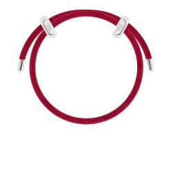 Bransoletka Liana, posrebrzana w kolorze bordowym. Czerwone bransoletki Lilou, posrebrzane. Za 139.00 zł.