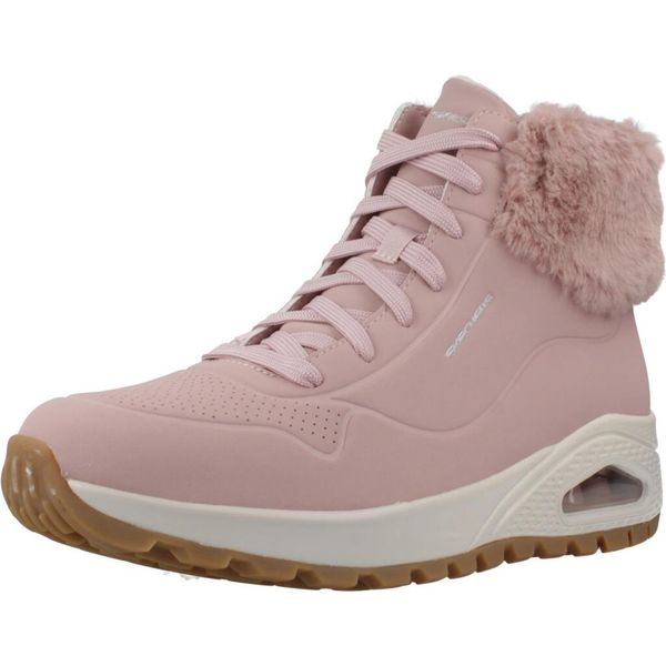 Buty do chodzenia damskie Skechers Uno Rugged. Czerwone trekkingi Skechers, z gumy, trekkingowe. Za 484.00 zł.