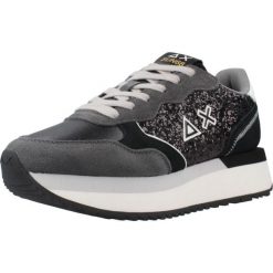 Buty SUN68 BIG ALLY GLITTER Czarny. Czarne trekkingi SUN68, ze skóry, trekkingowe. Za 288.99 zł.