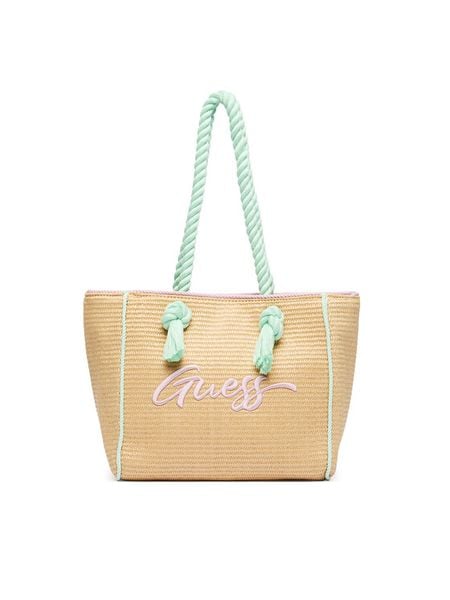 Guess Torebka J6GZ20 WO680 Beżowy. Brązowe torebki klasyczne Guess, z aplikacjami, z syntetyku, bez dodatków. Za 218.99 zł.
