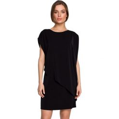 Stylove Sukienka w kolorze czarnym rozmiar: S. Czarne sukienki Stylove, na co dzień, s, bez wzorów, bez kołnierzyka, bez ramiączek, mini, proste. Za 275.45 zł.