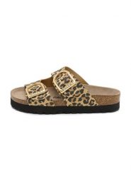 Billowy Klapki w kolorze beżowym rozmiar: 37. Brązowe klapki Billowy, bez wzorów, z otwartym noskiem, bez obcasa. Za 173.99 zł.