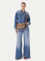 Guess Torebka 178712 Brązowy. Brązowe torebki klasyczne Guess, z aplikacjami, z materiału, bez dodatków. Za 309.99 zł.