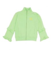 Bluza z pełny zamek błyskawiczny na co dzień. Zielone bluzy LEONE 1947 APPAREL, bez wzorów, bez kaptura. Za 84.16 zł.
