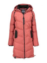 Geographical Norway Płaszcz zimowy "Bonus" w kolorze czerwonym rozmiar: 3XL. Czerwone płaszcze Geographical Norway, na zimę, xl, bez wzorów, z puchu, bez kaptura. Za 355.78 zł.