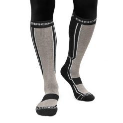 Skarpety snowboardowe z wełny Sporty zimowe Siroko Ultimate FEND Sand. Czarne skarpety SIROKO, bez wzorów, z wełny. W wyprzedaży za 109.95 zł.