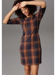 Aniston Sukienka w kolorze szaro-pomarańczowym rozmiar: 36. Pomarańczowe sukienki Aniston, bez wzorów, bez kołnierzyka, bez ramiączek, mini. Za 95.99 zł.