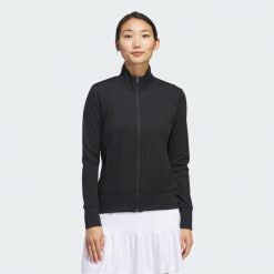 Damska teksturowana bluza dresowa adidas Ultimate365. Czarne bluzy Adidas, xl, bez wzorów, z dresówki, bez kaptura. Za 329.00 zł.