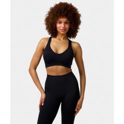 Biustonosz bezszwowy Carpatree Elite czarny. Czarne bielizna sportowa Carpatree, l, bez wzorów. W wyprzedaży za 129.99 zł.
