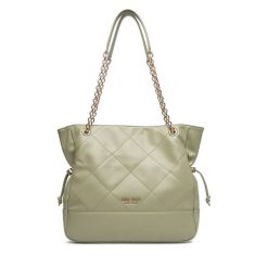 Torebka Nine West. Zielone shopper Nine West, bez wzorów, bez dodatków. Za 349.99 zł.