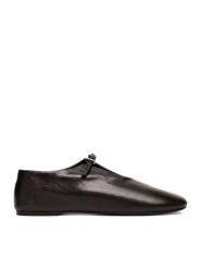 Gino Rossi Baleriny EO-ELSA-V2080 Czarny. Czarne baleriny Gino Rossi, bez wzorów, ze skóry, bez obcasa. Za 299.99 zł.