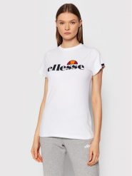 Ellesse T-Shirt Hayes SGK11399 Biały Regular Fit. Białe t-shirty Ellesse, bez wzorów, z bawełny, bez kołnierzyka, bez ramiączek. Za 89.99 zł.