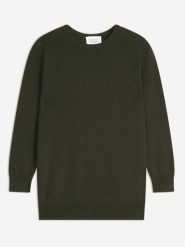 AUTHENTIC CASHMERE Kaszmirowy sweter "Estaris" w kolorze khaki rozmiar: S. Brązowe swetry AUTHENTIC CASHMERE, s, bez wzorów, z kaszmiru, bez ramiączek. Za 347.99 zł.