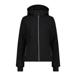 Damska bluza z kapturem na zamek CMP. Czarne bluzy CMP, na zimę, xs, bez wzorów, z lycry, z kapturem. Za 419.70 zł.